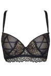GORTEKS-IMP Chica push-up bra with decorative lace