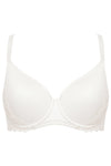 GORTEKS-IMP Eclipse smooth padded bra with lace cream