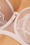 GORTEKS-IMP Angel embroidered soft bra beige