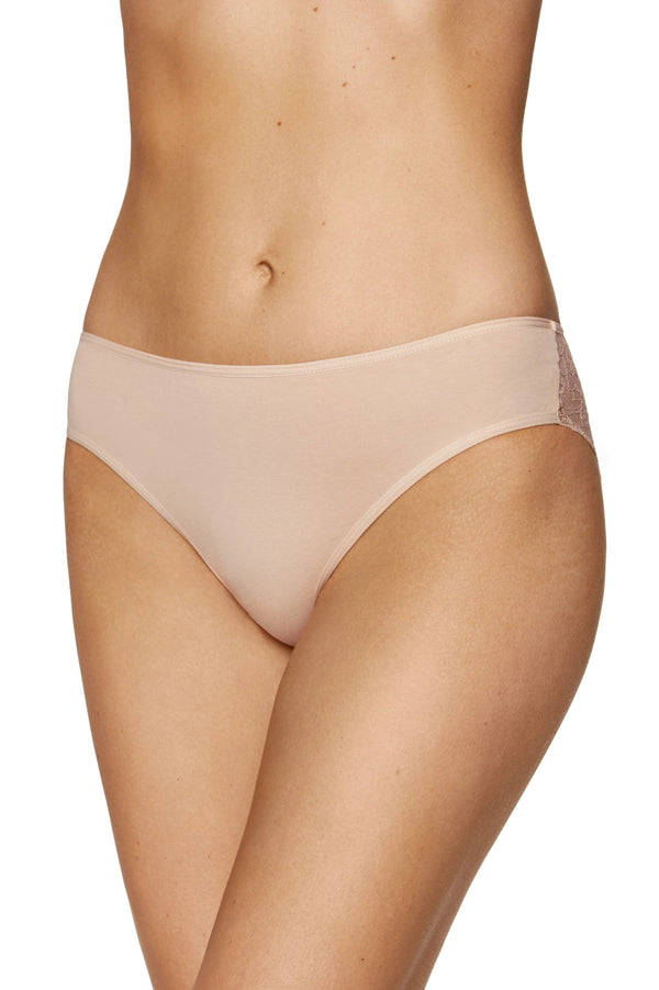 GORTEKS-IMP Eliza cotton panty with lace back triple pack