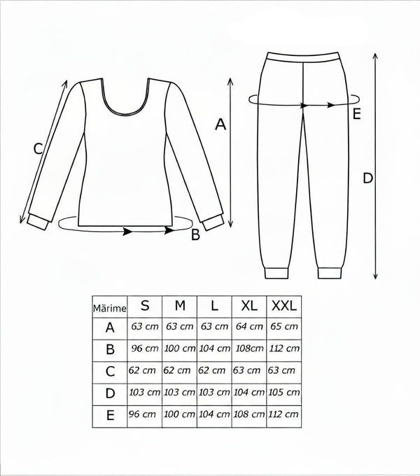 Pijama damă, bumbac 100%, bluză cu imprimeu - BEAR LONG RED